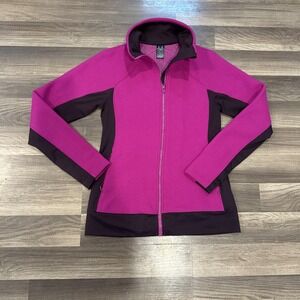 Under Armour Full Zip Women's Jogging Fleece Jacket Pink Sz‎ Medium